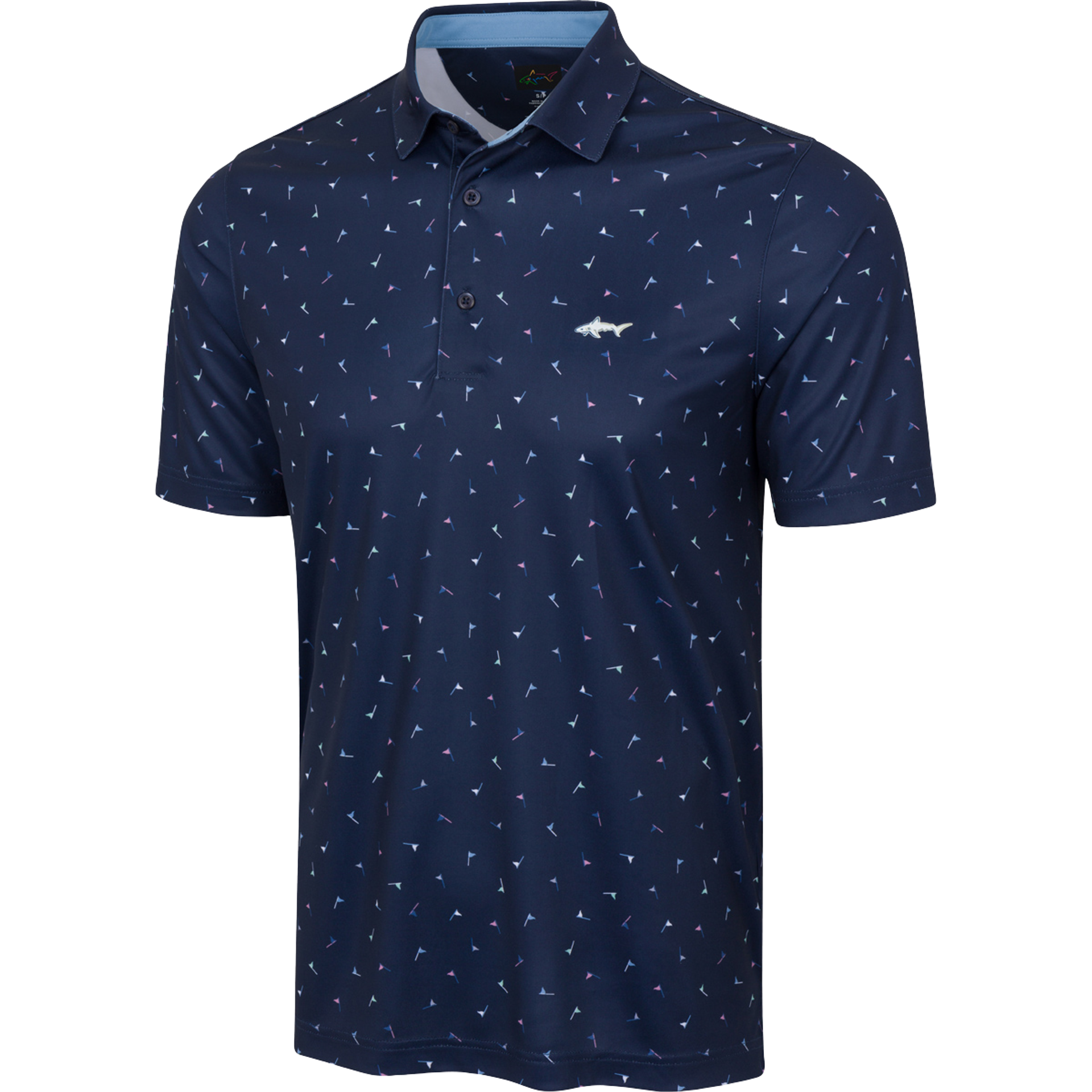 $39 Greg Norman Collection ML75 Victory Flag Polo