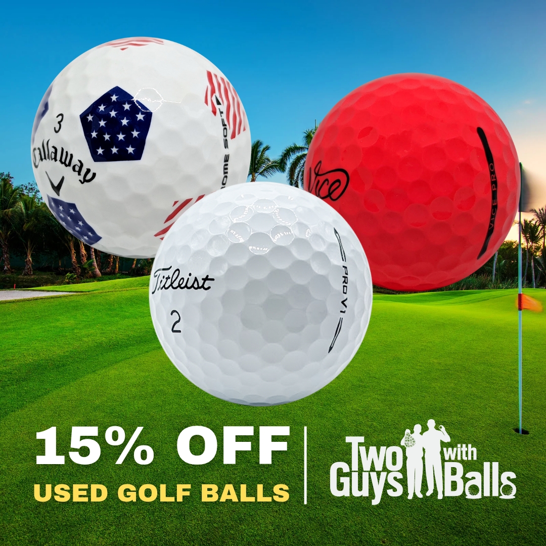 15% Off of ALL Used Golf Balls